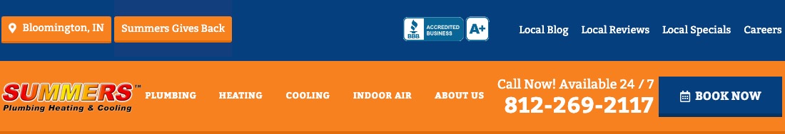 Summers Plumbing Heating & Cooling - Bloomington 